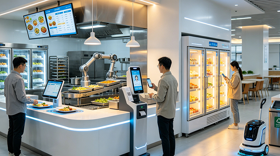 企业食堂消费系统应用 智慧食堂管理系统落地案例(图1)